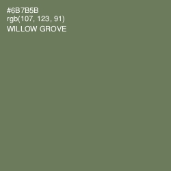 #6B7B5B - Willow Grove Color Image
